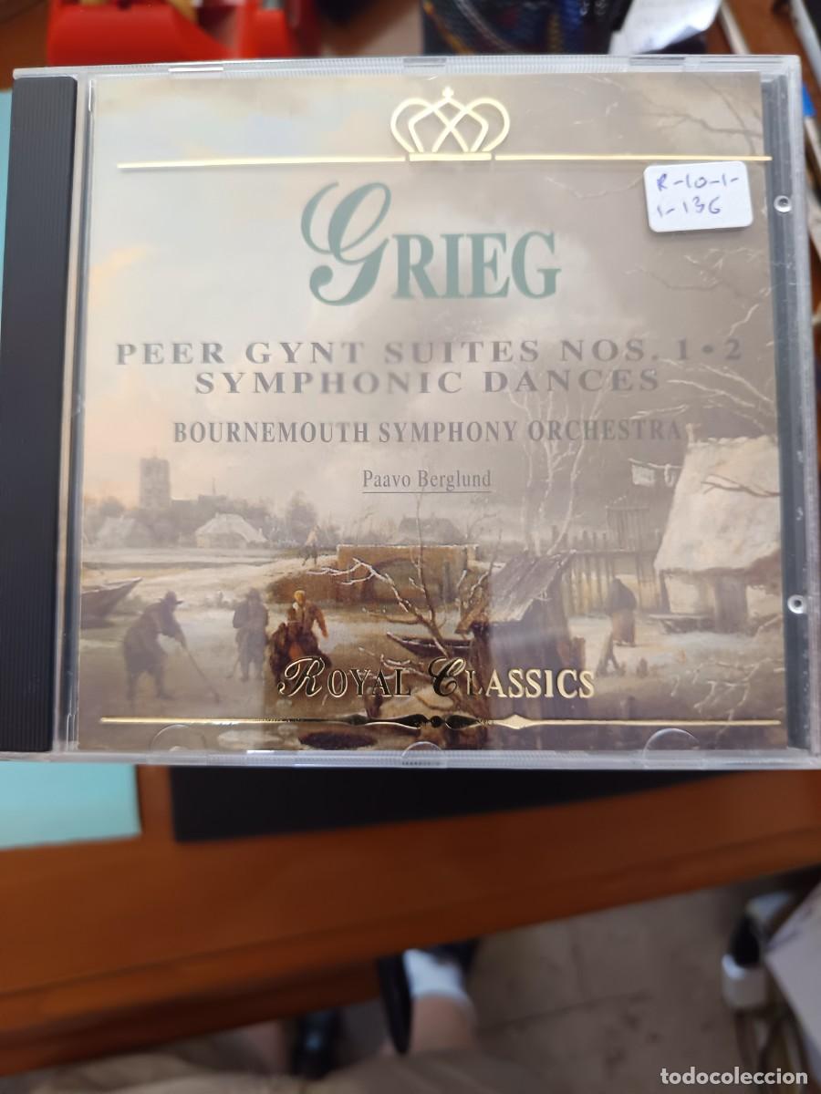 CDs de m&uacute;sica: GRIEG: PEER GYNT, SUITES 1 & 2 / SYMPHONIC DANCES. DIR: PAAVO BERLUNG. BOURNEMOUTH SYMPHONY OR