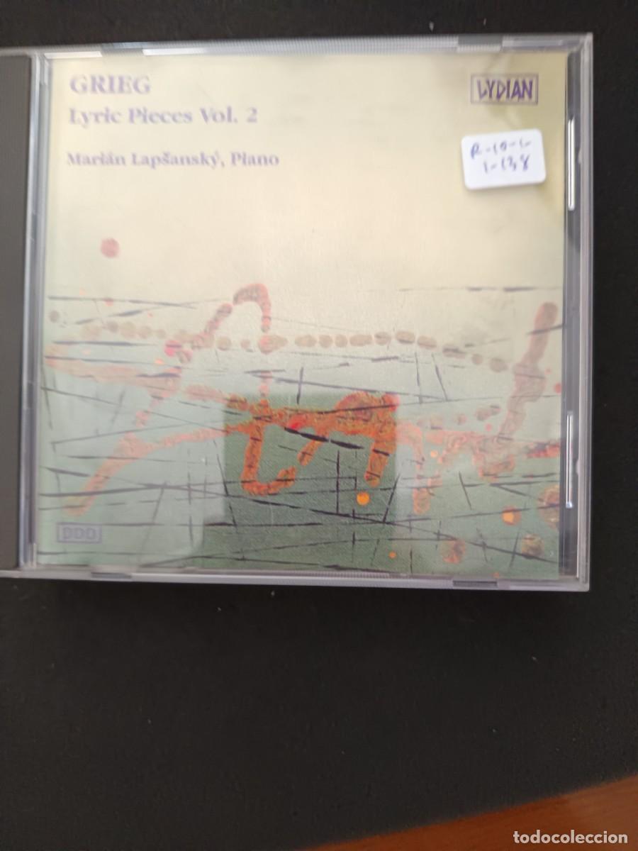 CDs de m&uacute;sica: GRIEG: LYRIC PIECES, VOL. 2. PIANO: MARI&Aacute;N LAPSANSK&Yacute;