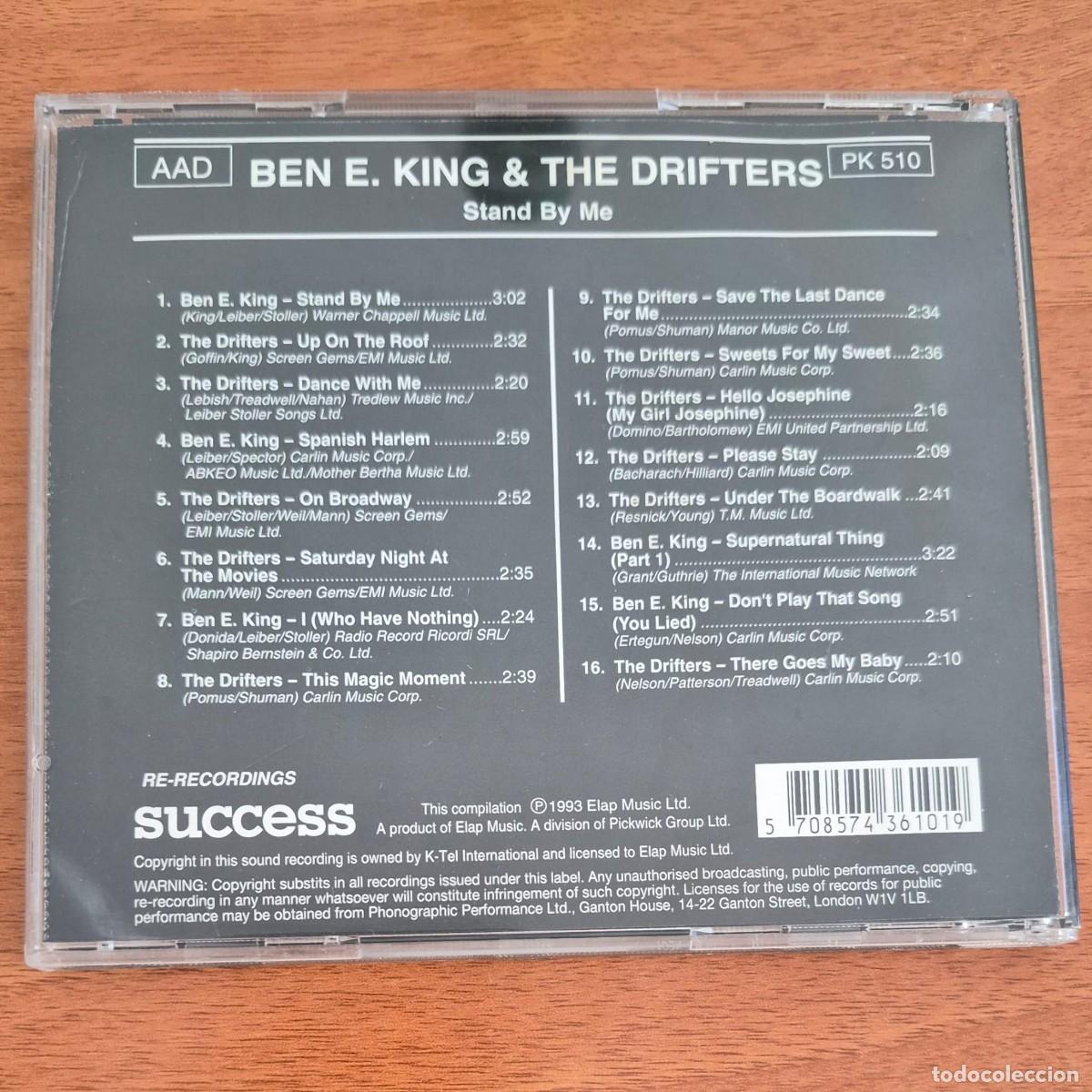 CDs de m&uacute;sica: STAND BY ME - BEN E. KING & THE DRIFTERS (CD) - Foto 2