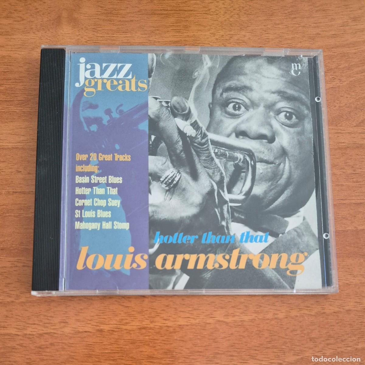 CDs de m&uacute;sica: HOTTER THAN THAT (JAZZ GREATS) - LOUIS ARMSTRONG (CD)