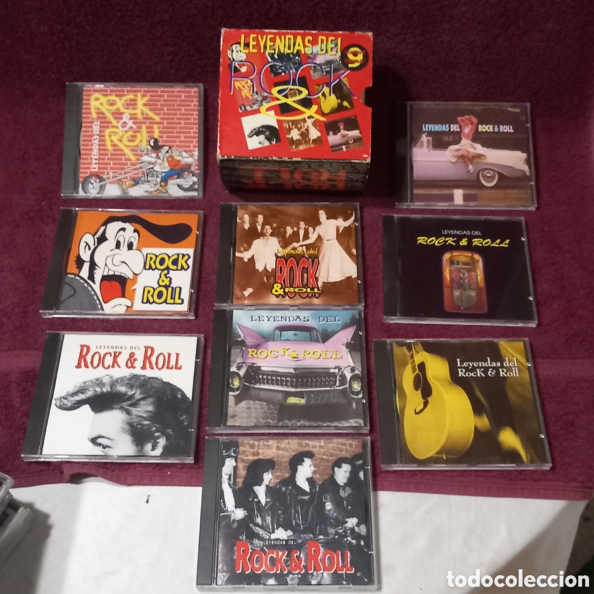 CDs de m&uacute;sica: PACK 9&times;CDs LEYENDAS DEL ROCK &ROLL (COMO NUEVOS)