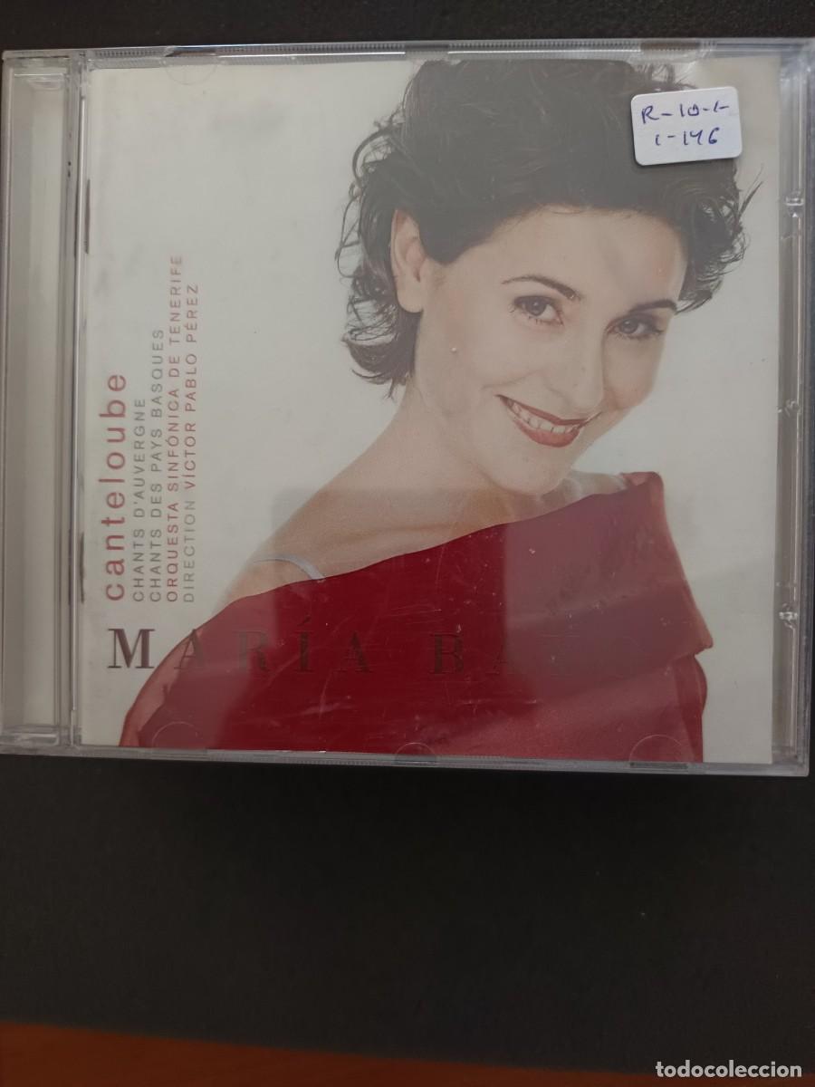 CDs de m&uacute;sica: MAR&Iacute;A BAYO. CANTELOUBE. CHANTS D'AUVERGNE. CHANTS DES PAYS BASQUES. DIR: VICTOR PABLO P&Eacute;REZ