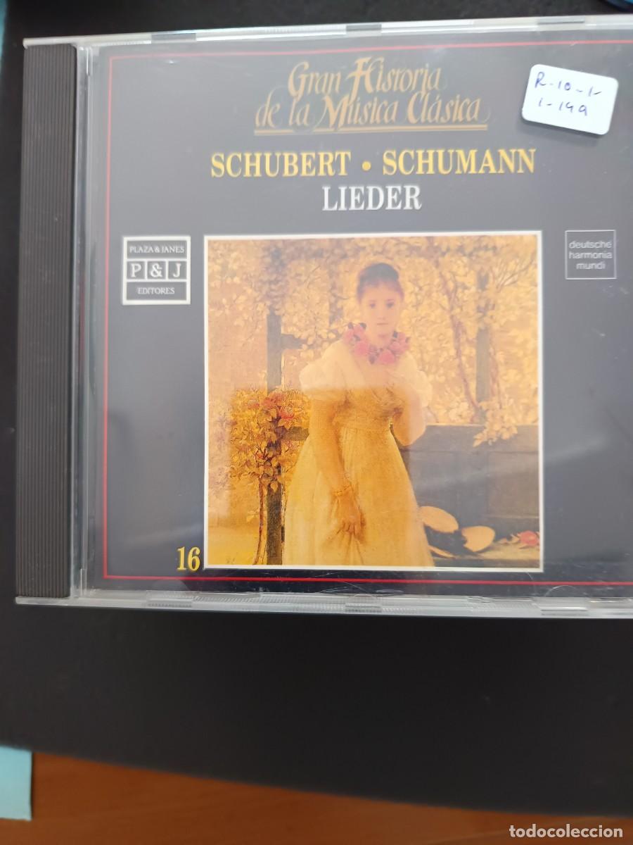 CDs de m&uacute;sica: SCHUBERT / SCHUMANN: LIEDER. SOPRANO: ELLY AMELING. PIANO: J&Ouml;RG DEMUS. CLARINETE: HANS DEINZER