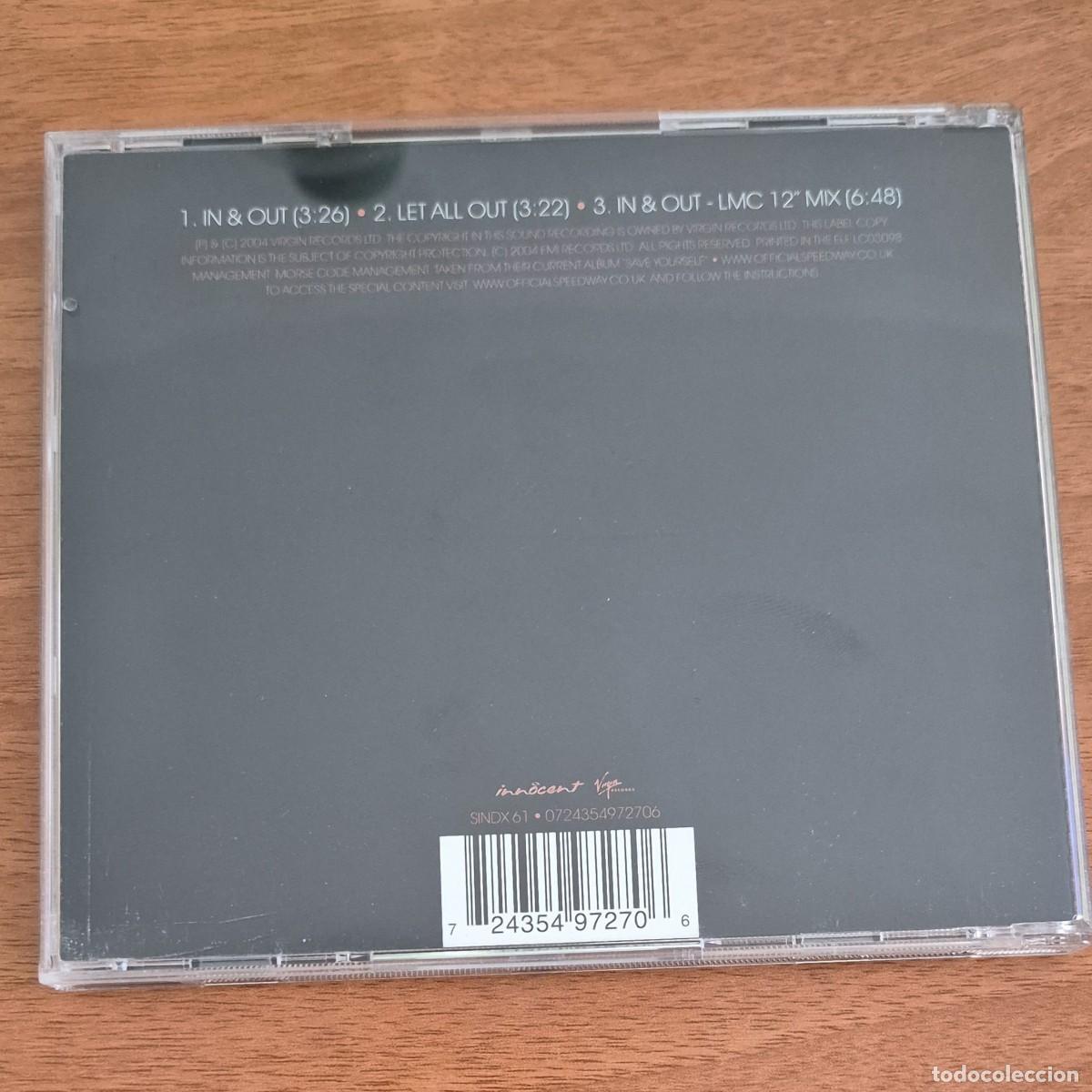 CDs de m&uacute;sica: IN & OUT - SPEEDWAY (CD) - Foto 2