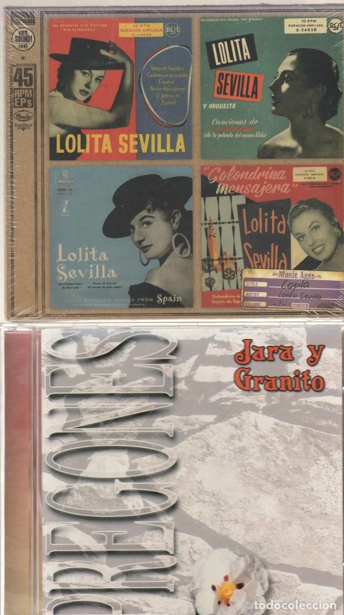 CDs de m&uacute;sica: 2 CDS AL PRECIO DE 1-LOLITA SEVILLA + JARA Y GRANITO PREGONES ((NUEVOS & PRECINTADOS )))