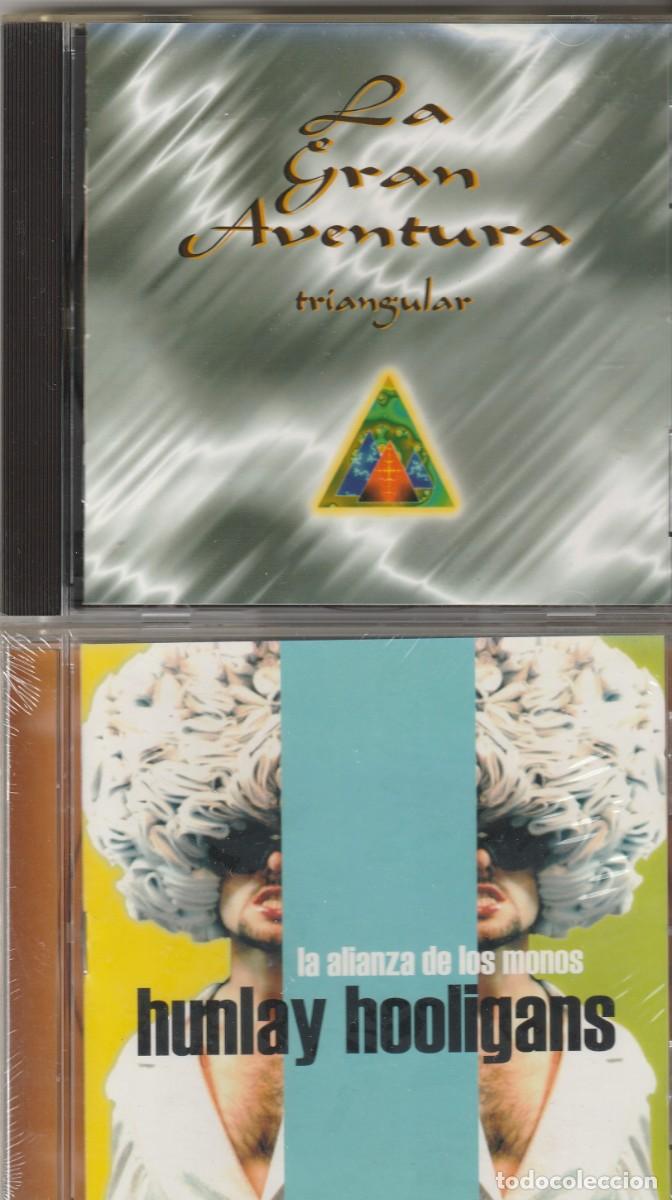CDs de m&uacute;sica: LOTE COMPUESTO - LA GRAN AVENTURA TRIANGULAR + HUNLAY HOOLIGANS LA ALIANZA DE LOS MONOS