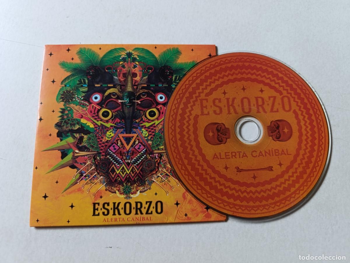 CDs de m&uacute;sica: ESKORZO 'Alerta Can&iacute;bal' CD &Aacute;lbum promo Cardboard 2017 Rootsound Music El Canijo de Jerez Amparanoia
