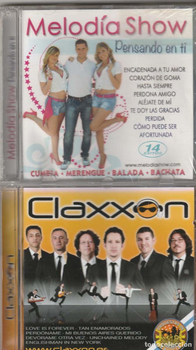 CDs de m&uacute;sica: MELODIA SHOW PENSANDO EN TI + CLAXXON OFERTA EN ORQUESTAS DE GALICIA 2 X 1