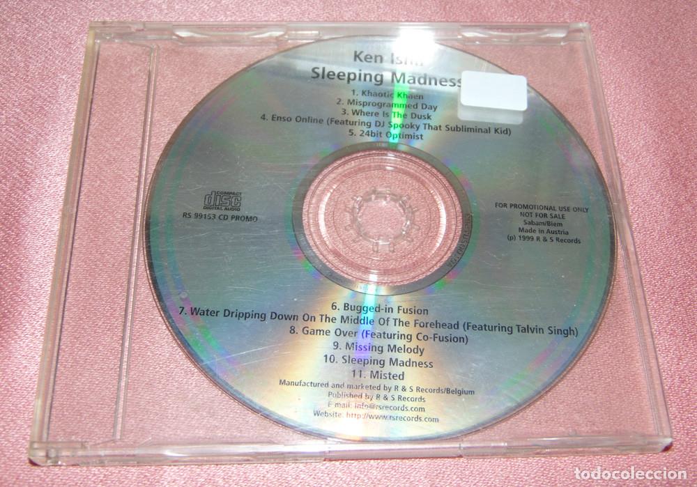 CD de M&uacute;sica: Ken Ishii &ndash; Sleeping Madness - CD PROMO 1999 - ELECTRONIC