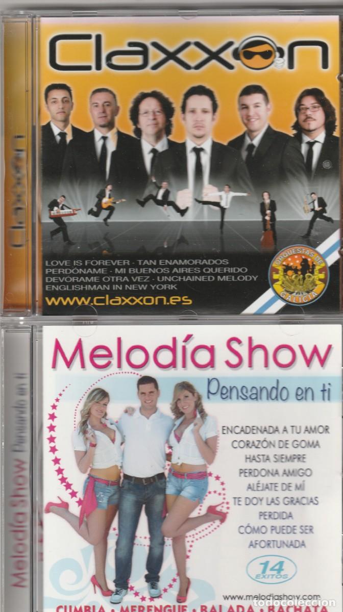 CDs de m&uacute;sica: CLAXXON + MELODIA SHOW PENSANDO EN TI-OFERTA EN ORQUESTAS DE GALICIA 2 X 1