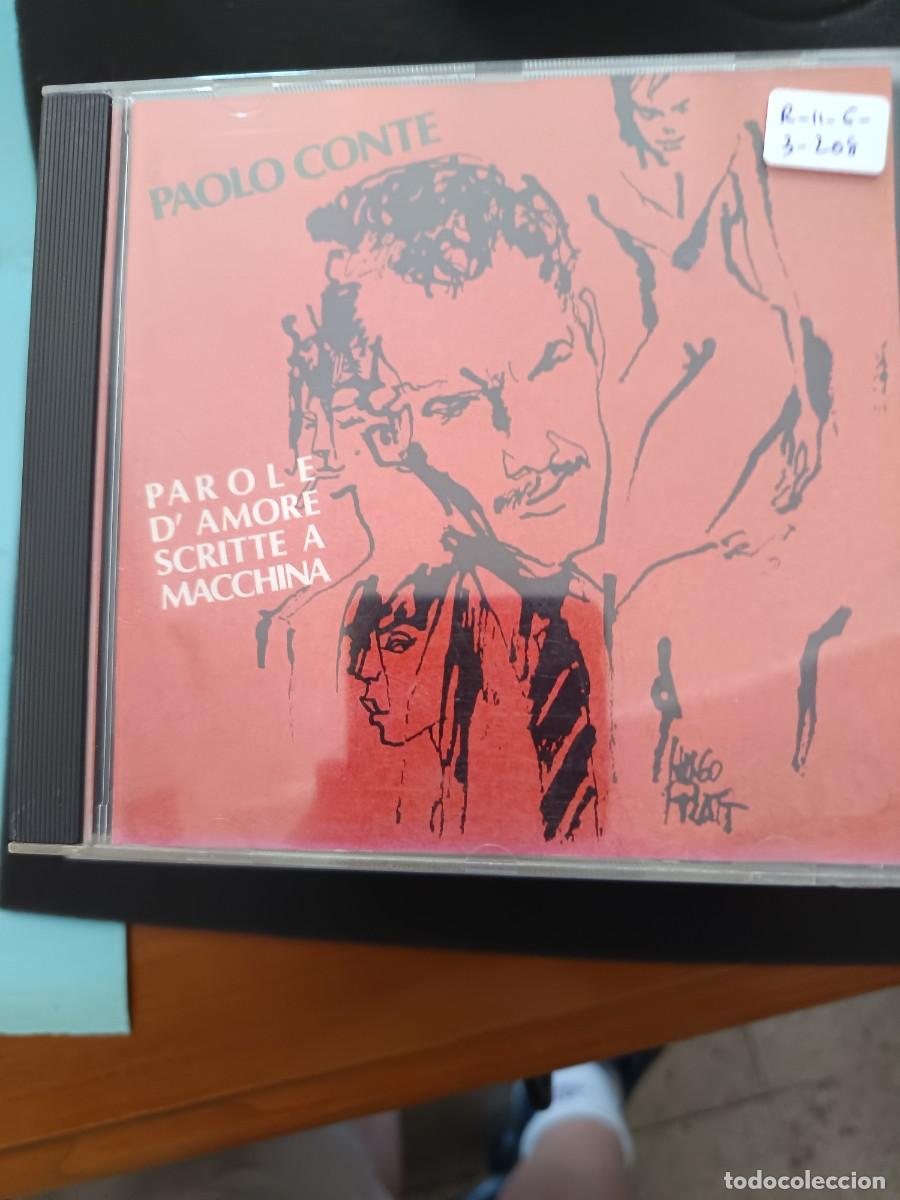 CDs de m&uacute;sica: PAOLO CONTE. PAROLE D'AMORE SCHRITTE A MACCHINA
