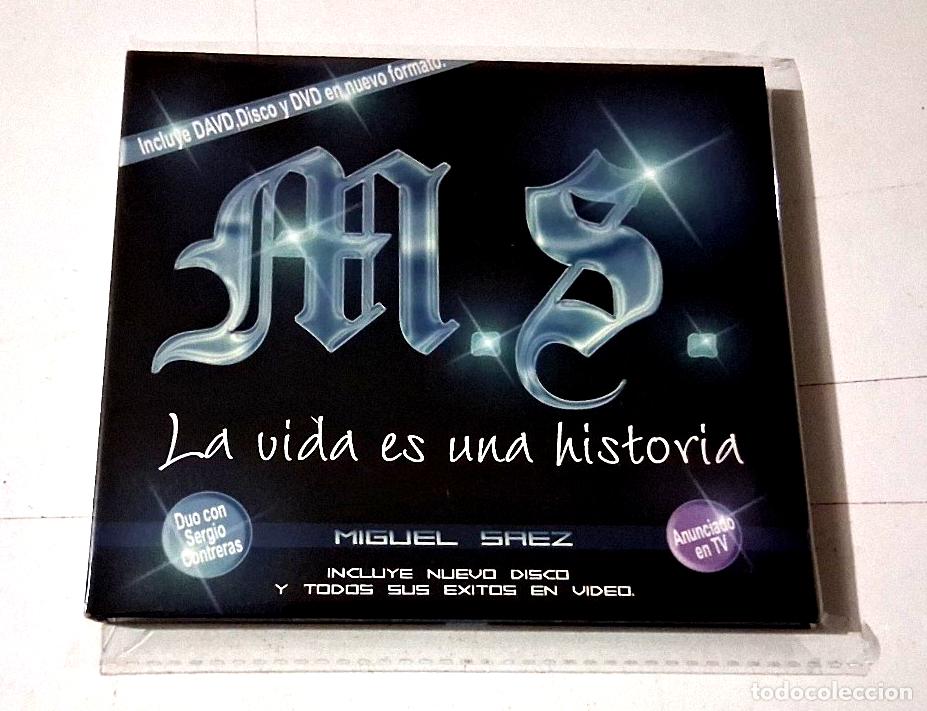 CDs de m&uacute;sica: MIGUEL SAEZ M.S. &rdquo;LA VIDA ES UNA HISTORIA&rdquo; CD 14 TRACKS DIGIPACK VIDEOS