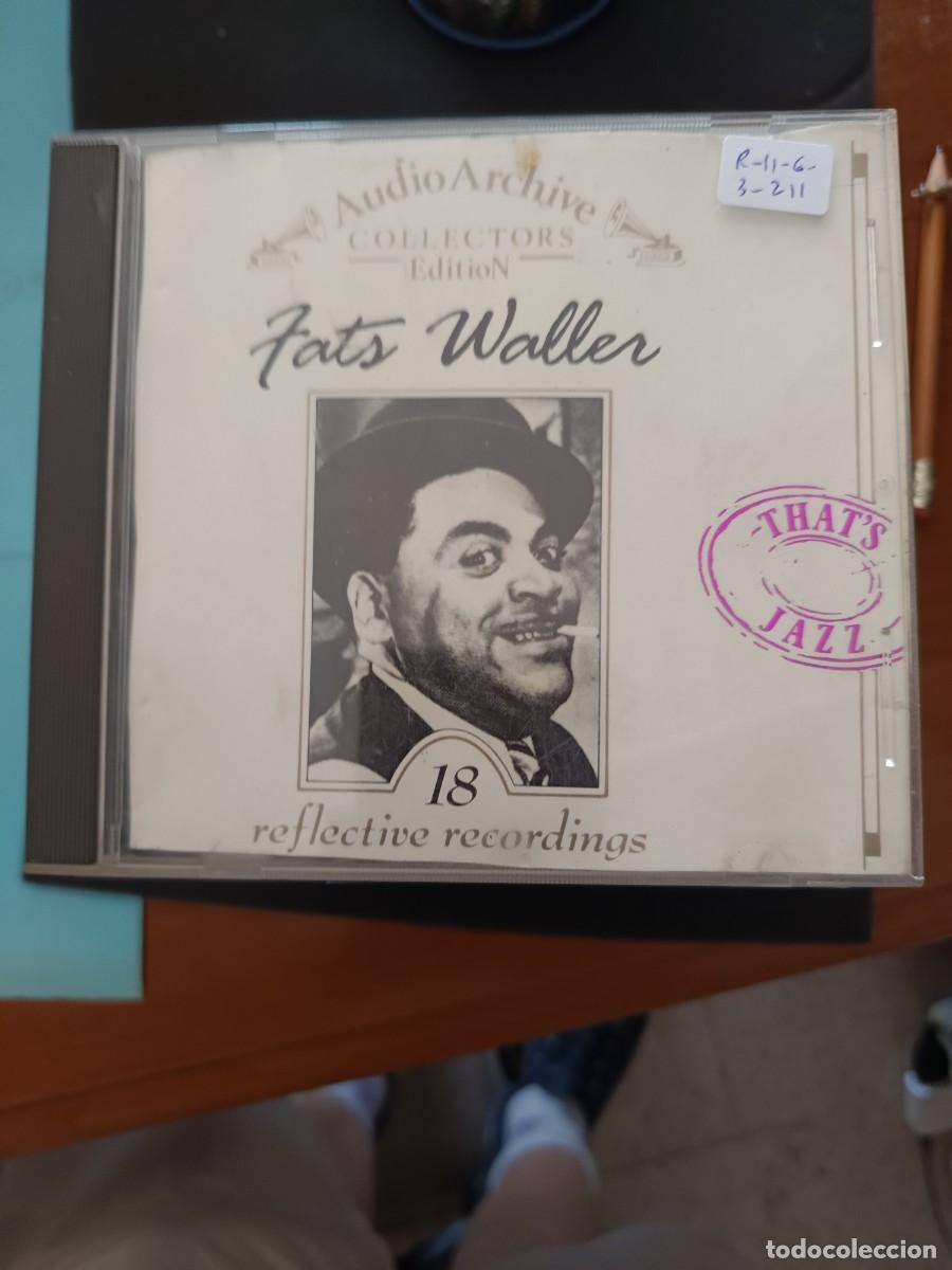 CDs de m&uacute;sica: FATS WALLER. AUDIO ARCHIVE COLLECTORS EDITION. REFLECTIVE RECORDINGS 18