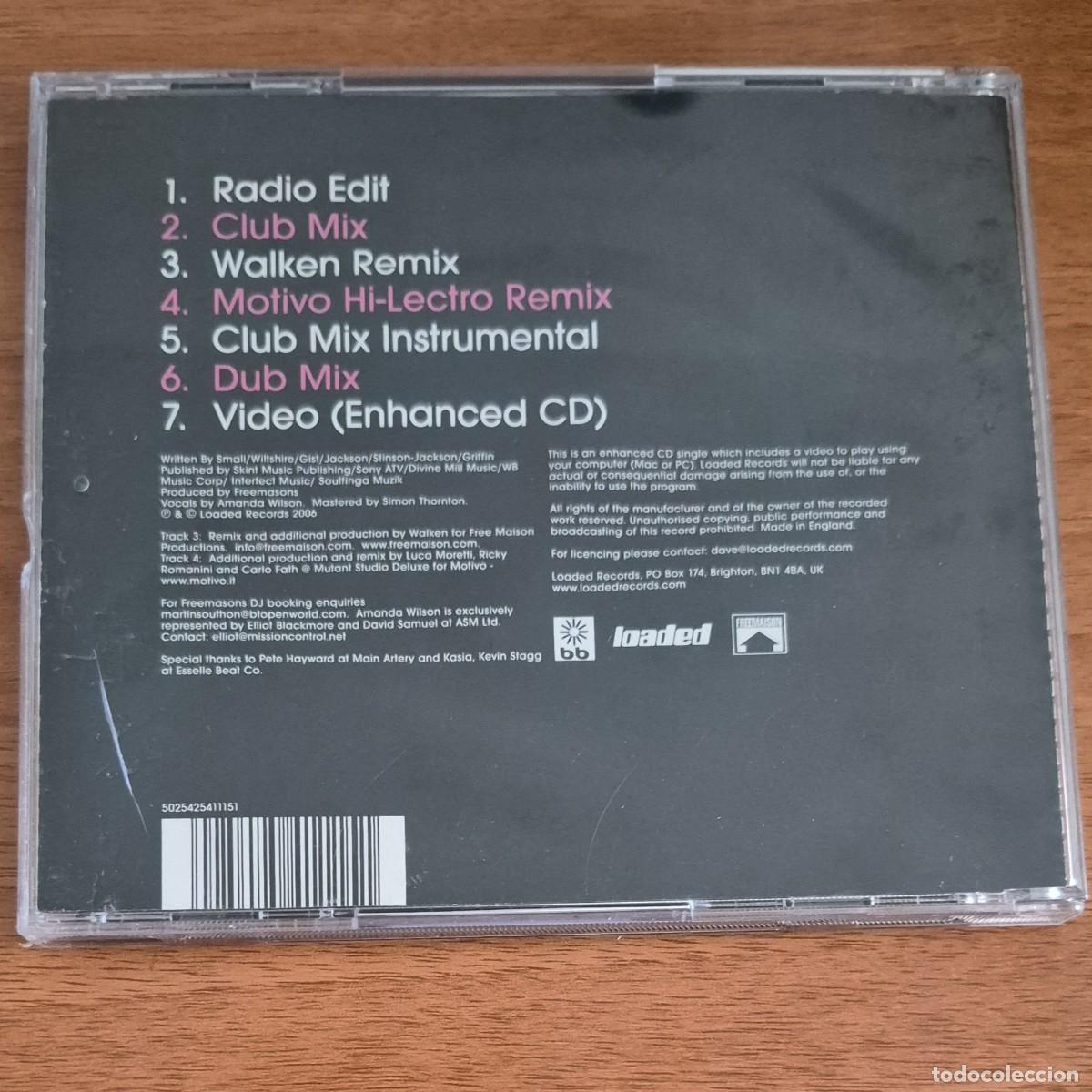 CDs de m&uacute;sica: WATCHIN - FREEMASONS (FEAT. AMANDA WILSON) - CD - Foto 2