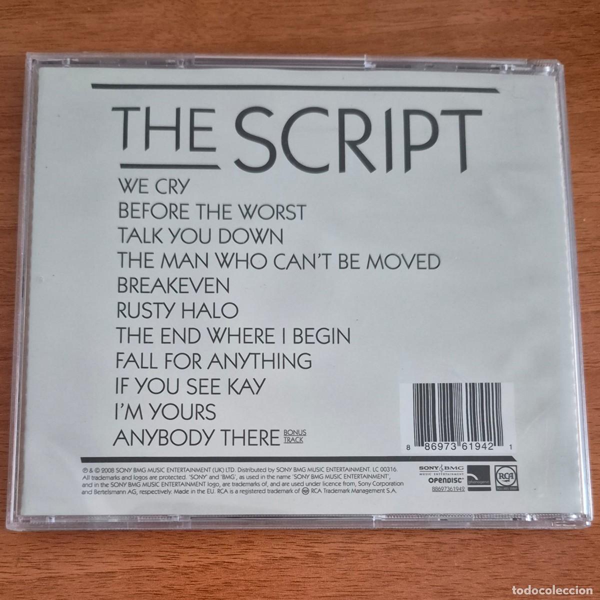 CDs de m&uacute;sica: THE SCRIPT - THE SCRIPT (CD) - Foto 2