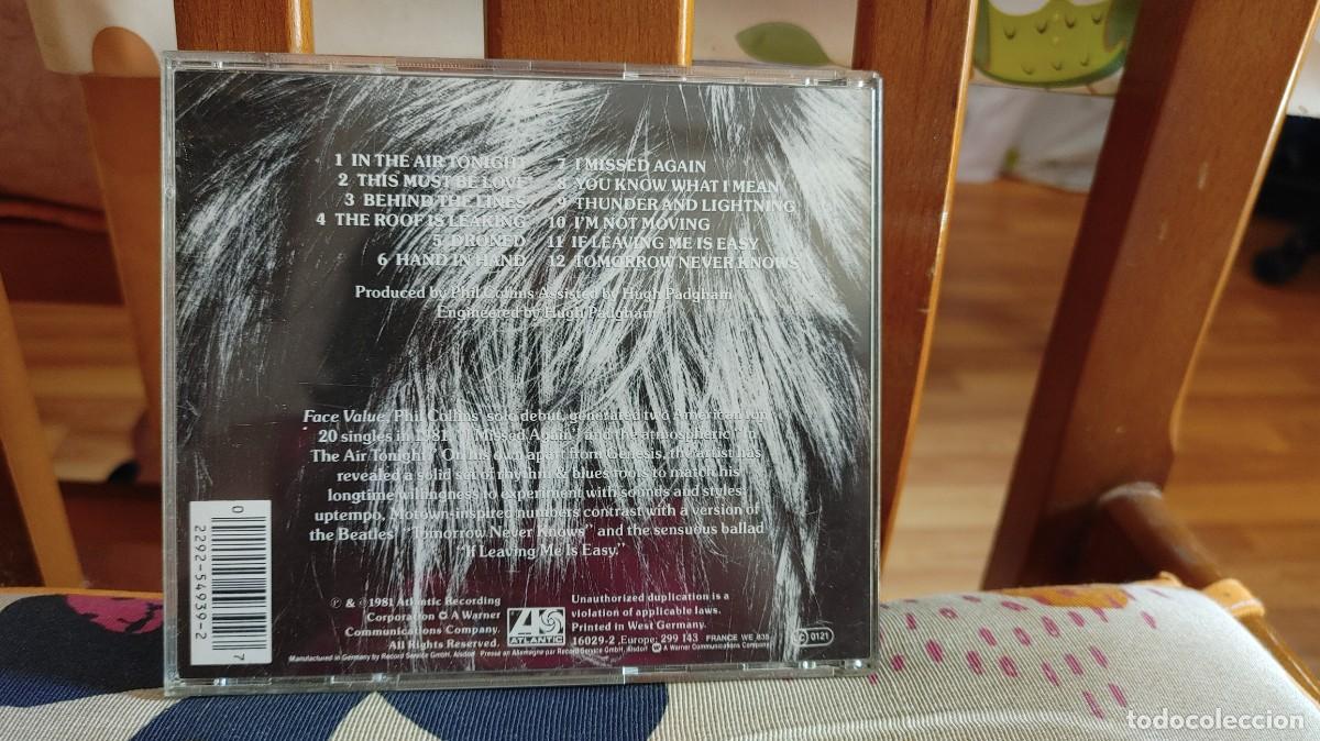 CDs de m&uacute;sica: PHIL COLLINS-CD FACE VALUE - Foto 3