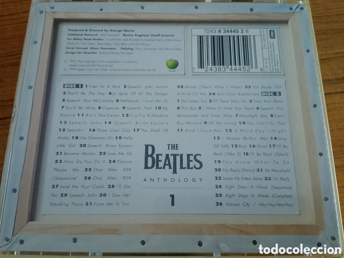 CDs de m&uacute;sica: CD DE LOS BEATLES Y LIBRO DE EPOCA DE HUNTER DAVIS DE LOS BEATLES - Foto 6