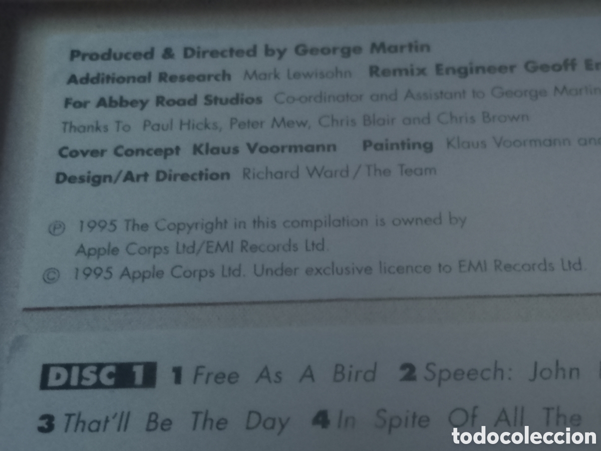 CDs de m&uacute;sica: CD DE LOS BEATLES Y LIBRO DE EPOCA DE HUNTER DAVIS DE LOS BEATLES - Foto 10