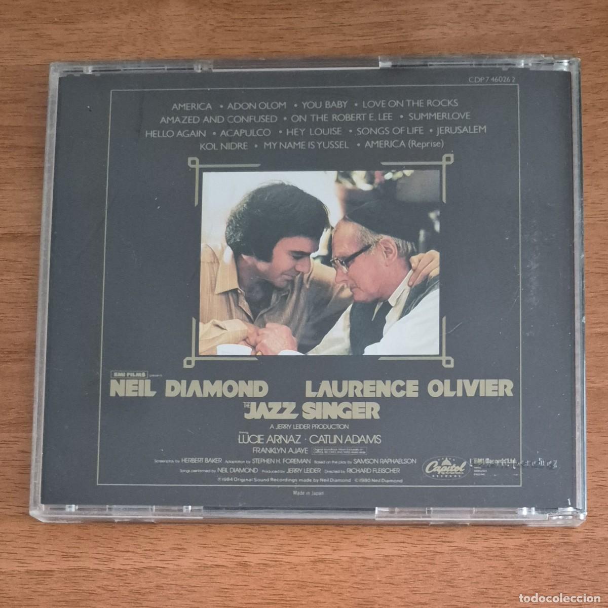 CDs de m&uacute;sica: JAZZ SINGER - NEIL DIAMOND (CD) - Foto 2