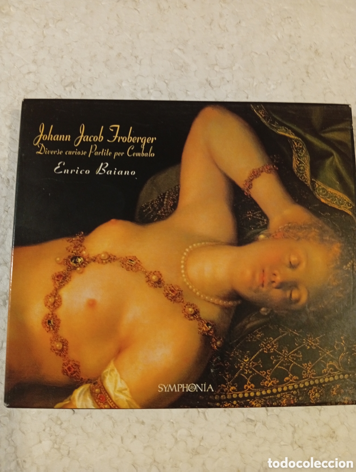 CDs de m&uacute;sica: 1 CD JOHANN JACOB FROBERGER. DIVERSE CURIOSE PARTITE PER CEMBALO. ENRICO BAIANO. SYMPHONIA. 1997