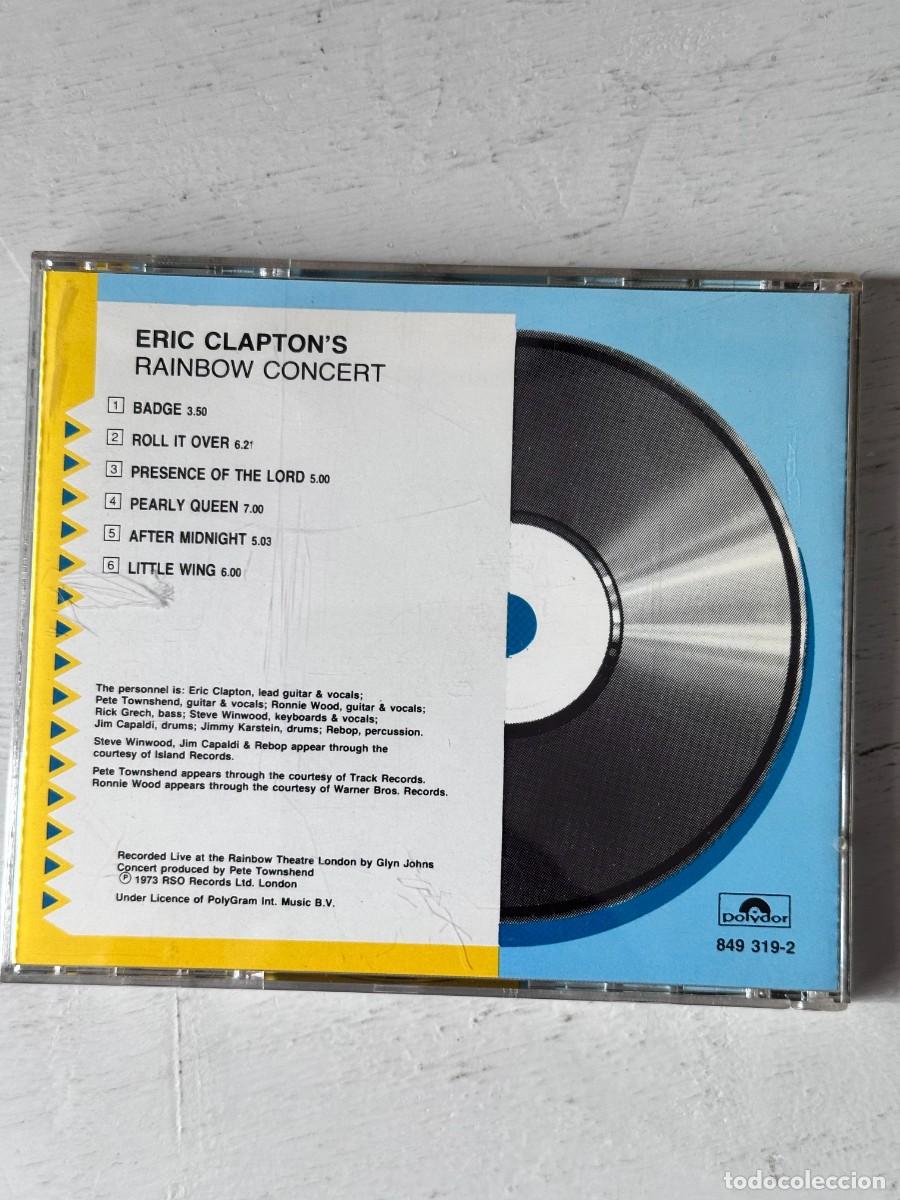 CDs de m&uacute;sica: Eric Clapton - Eric Claptons Rainbow Concert (CD) - Foto 2
