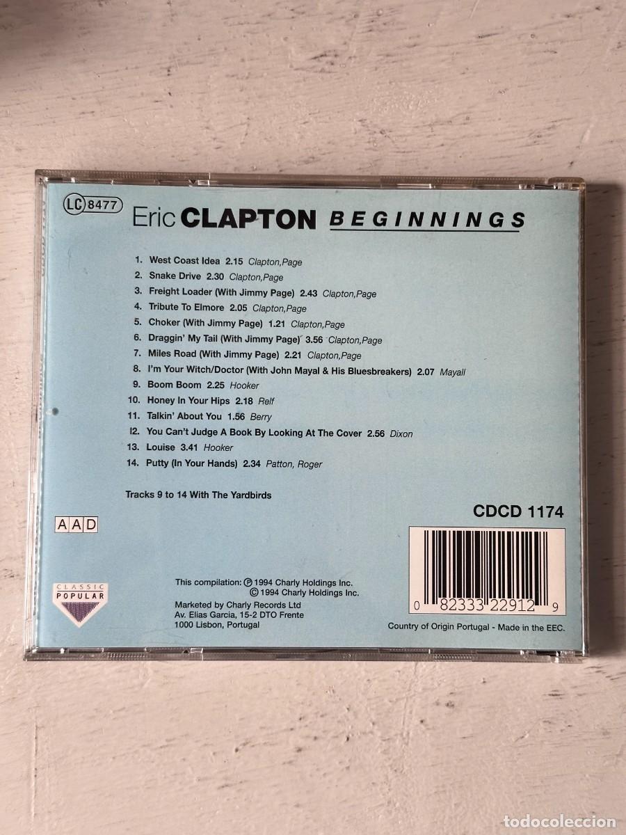CDs de m&uacute;sica: Eric Clapton - Beginnings (CD) - Foto 2