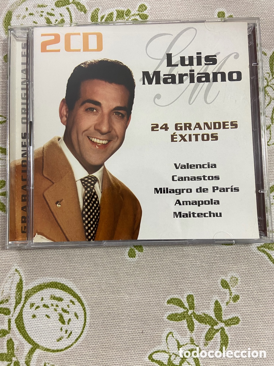 CDs de m&uacute;sica: Luis Mariano, 24 grandes &eacute;xitos, 2 cd&rsquo;s