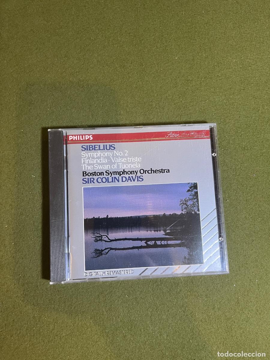 CDs de m&uacute;sica: CD Jean Sibelius Philips Club Internacional del Libro Colin Davis Boston Symphony West Germany