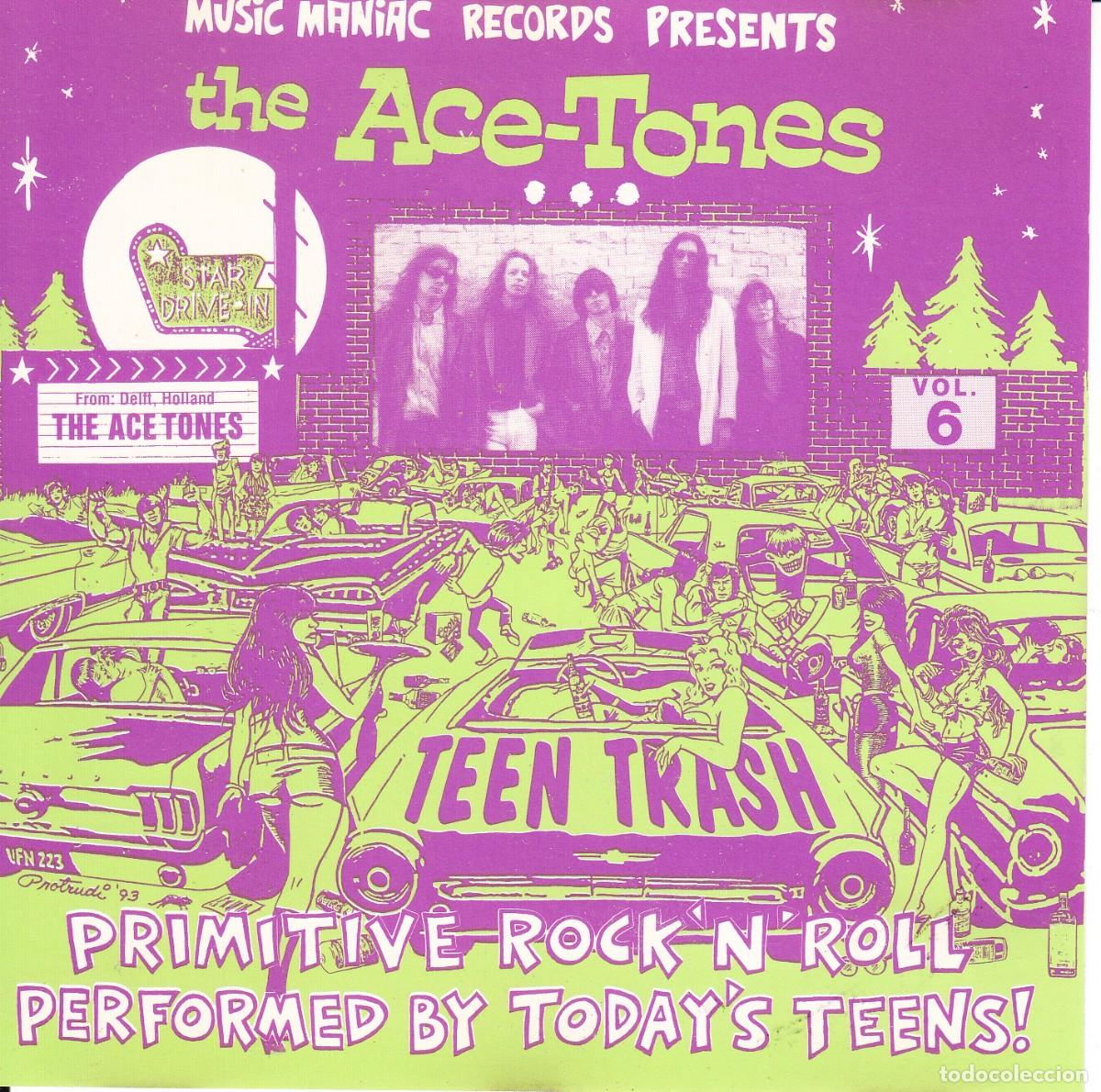 CDs de m&uacute;sica: THE ACE-TONES. TEEN TRASH COLLECTION. CD.