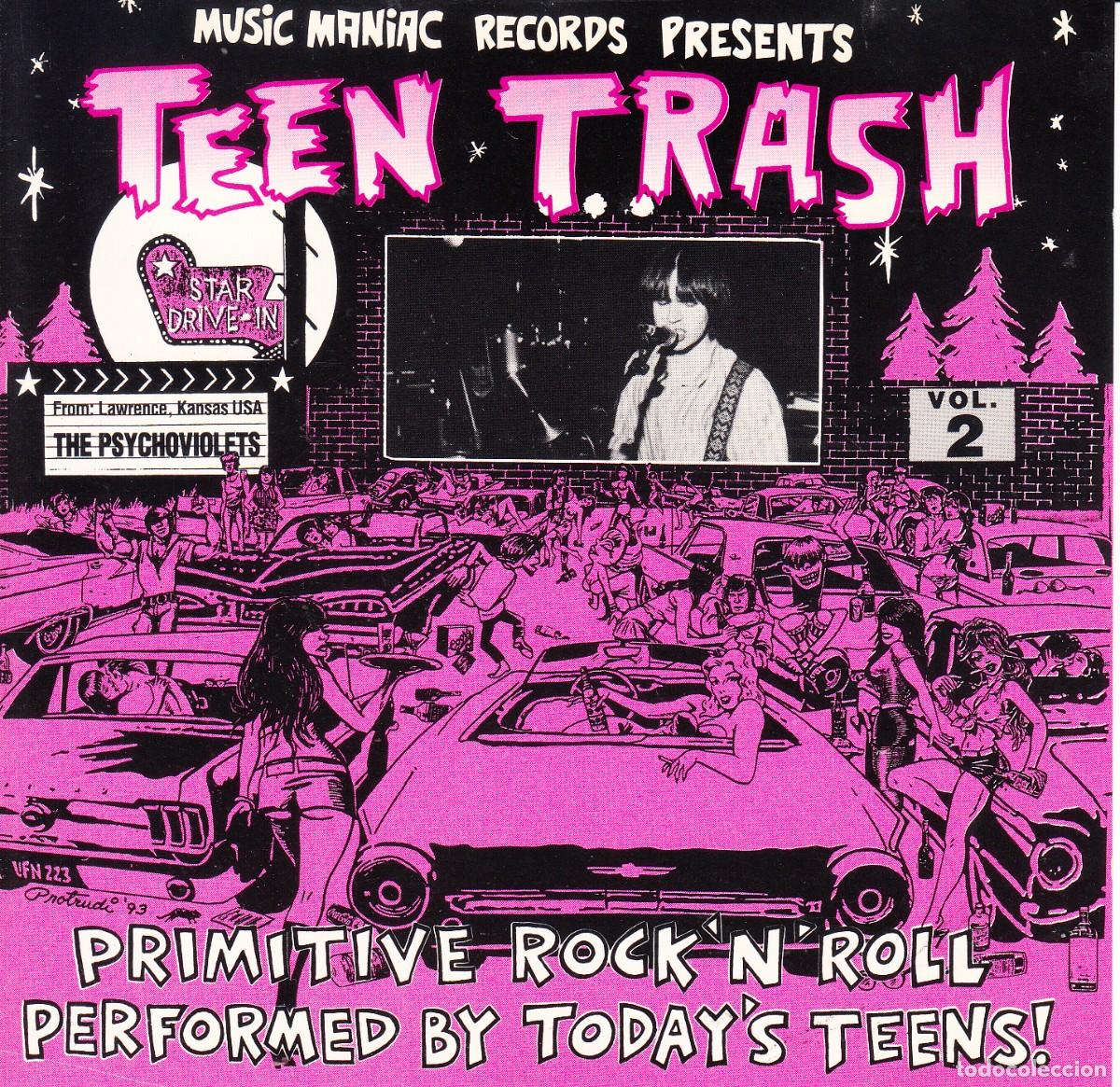 CDs de m&uacute;sica: THE PSYCHOVIOLETS. TEEN TRASH COLLECTION. CD.