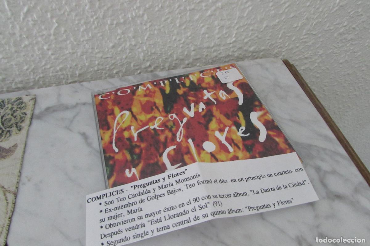 CDs de m&uacute;sica: C&oacute;mplices &ndash; Preguntas Y Flores. CD, Single CADENA 100