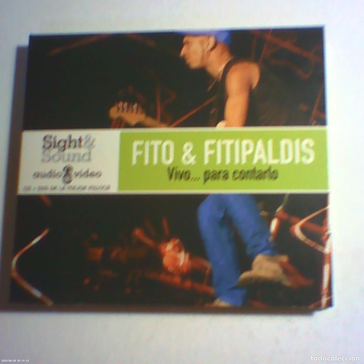 CDs de m&uacute;sica: cd dvd fito & fitipaldis. vivo para contarlo. warner 2008 spain. 41 temas (seminuevo)