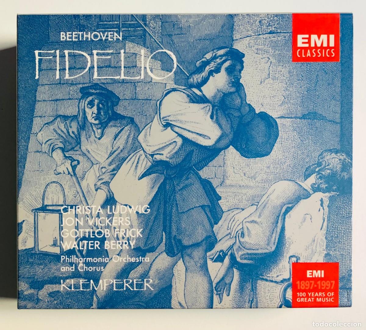 CDs de m&uacute;sica: 2 CDs Beethoven - Fidelio - Klemperer, Ludwig, Vickers, Berry