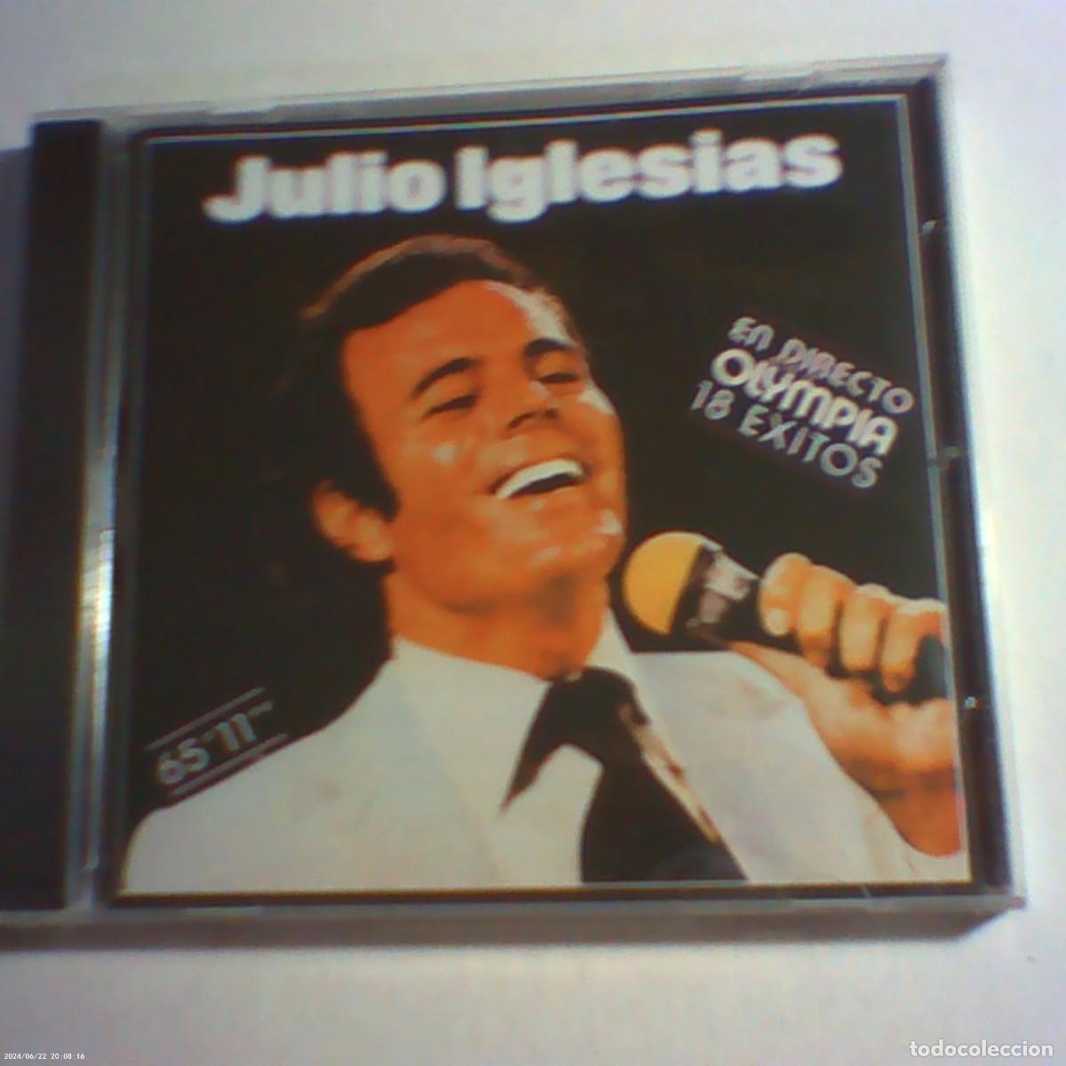 CDs de m&uacute;sica: cd julio iglesias. en directo olympia. bmg 1987 spain. 18 temas (seminuevo)