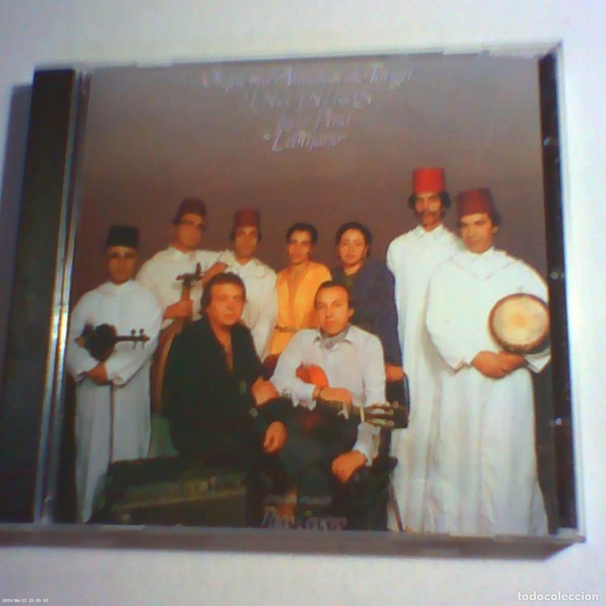 CDs de m&uacute;sica: cd juan pe&ntilde;a. lebrijano. orquesta andalus&iacute; de t&aacute;nger. encuentros. eurodisc 1987 spain (seminuevo)