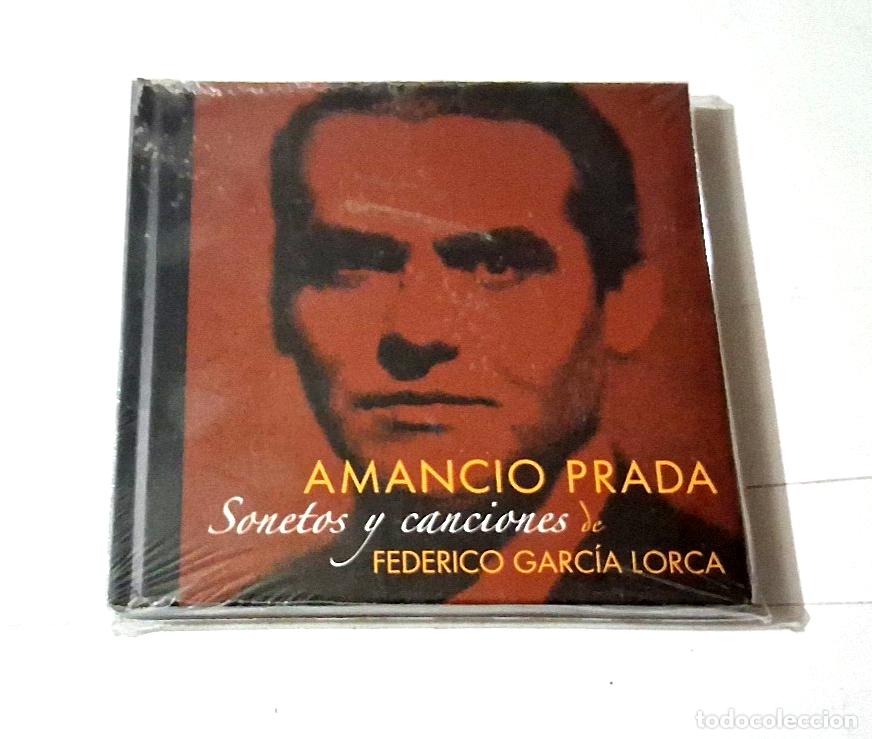 CDs de m&uacute;sica: AMANCIO PRADA &rdquo;SONETOS Y CANCIONES DE FEDERICO GARCIA LORCA&rdquo; CD +LIBRO PRECINTAD
