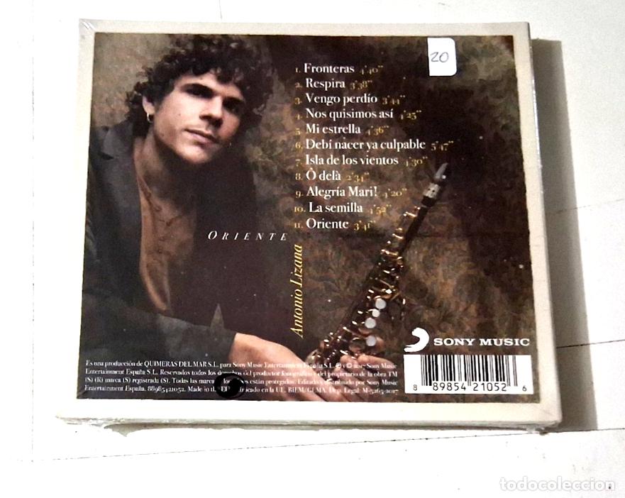 CDs de m&uacute;sica: ANTONIO LIZANA &rdquo;ORIENTE&rdquo; CD 11 TRACKS PRECINTADO SEALED DIGIPACK - Foto 2