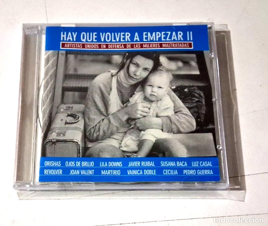 CDs de m&uacute;sica: CD &rdquo;HAY QUE VOLVER A EMPEZAR II&rdquo; CD 16 TRACKS PEDRO GUERRA ORISHAS REVOLVER CECI