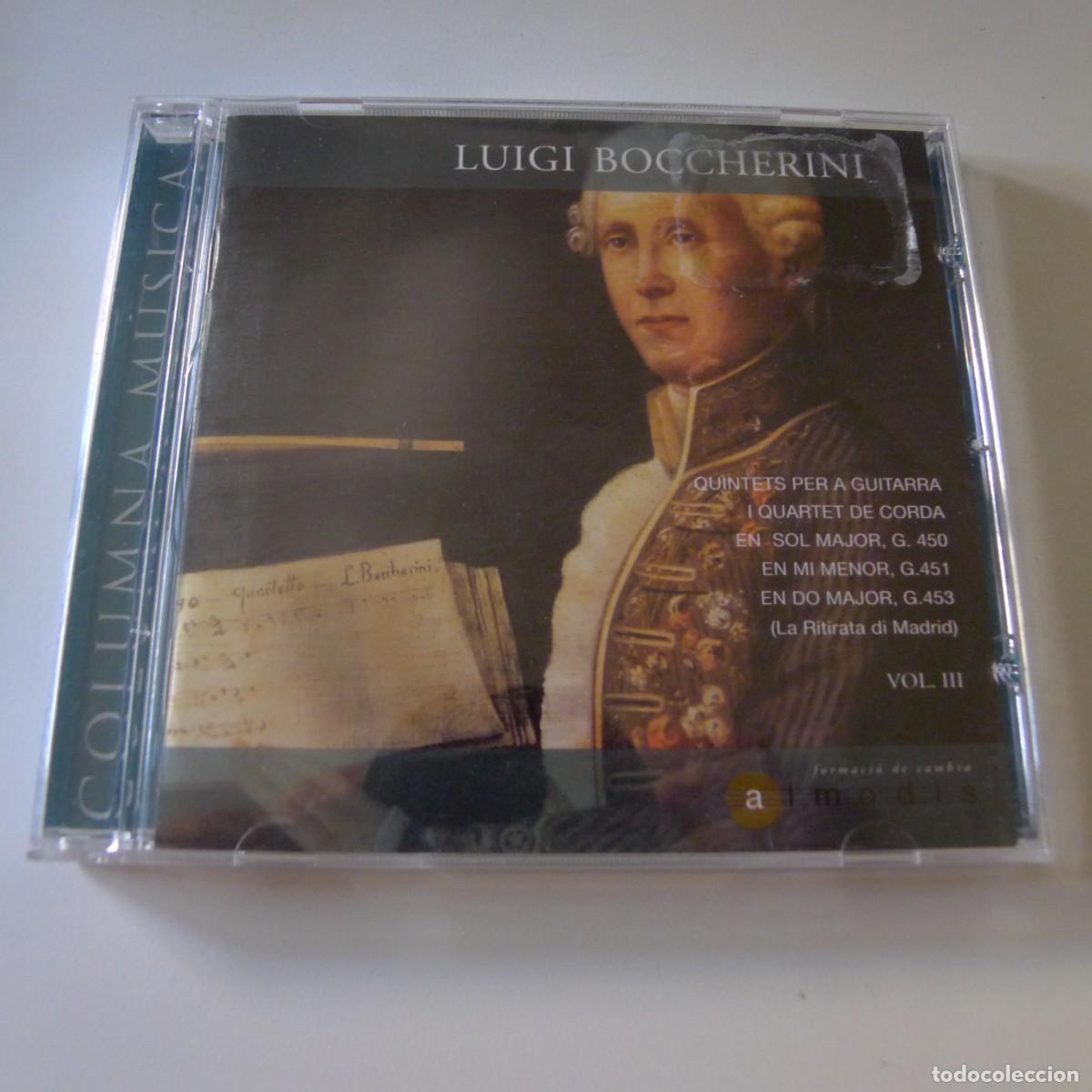 CDs de m&uacute;sica: Luigi Boccherini, Formaci&oacute; de cambra Almodis Quintets Per A Guitarra Y Quartet De Corda Vol. III CD