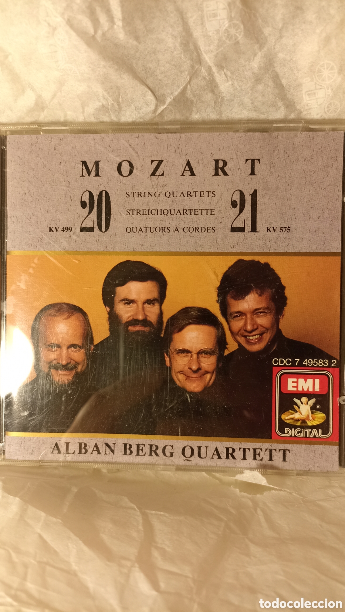 CDs de m&uacute;sica: MINT! Wolfgang Amadeus Mozart interpretado por el prestigioso ⁠Alban Berg Quartett.