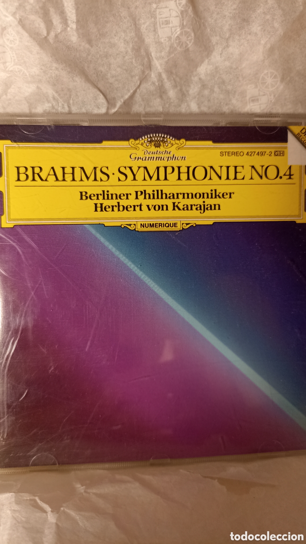 CDs de m&uacute;sica: MINT!!Sinfon&iacute;a No. 4 de Brahms interpretada por la Filarm&oacute;nica de Berl&iacute;n bajo la direcci&oacute;n de Herber
