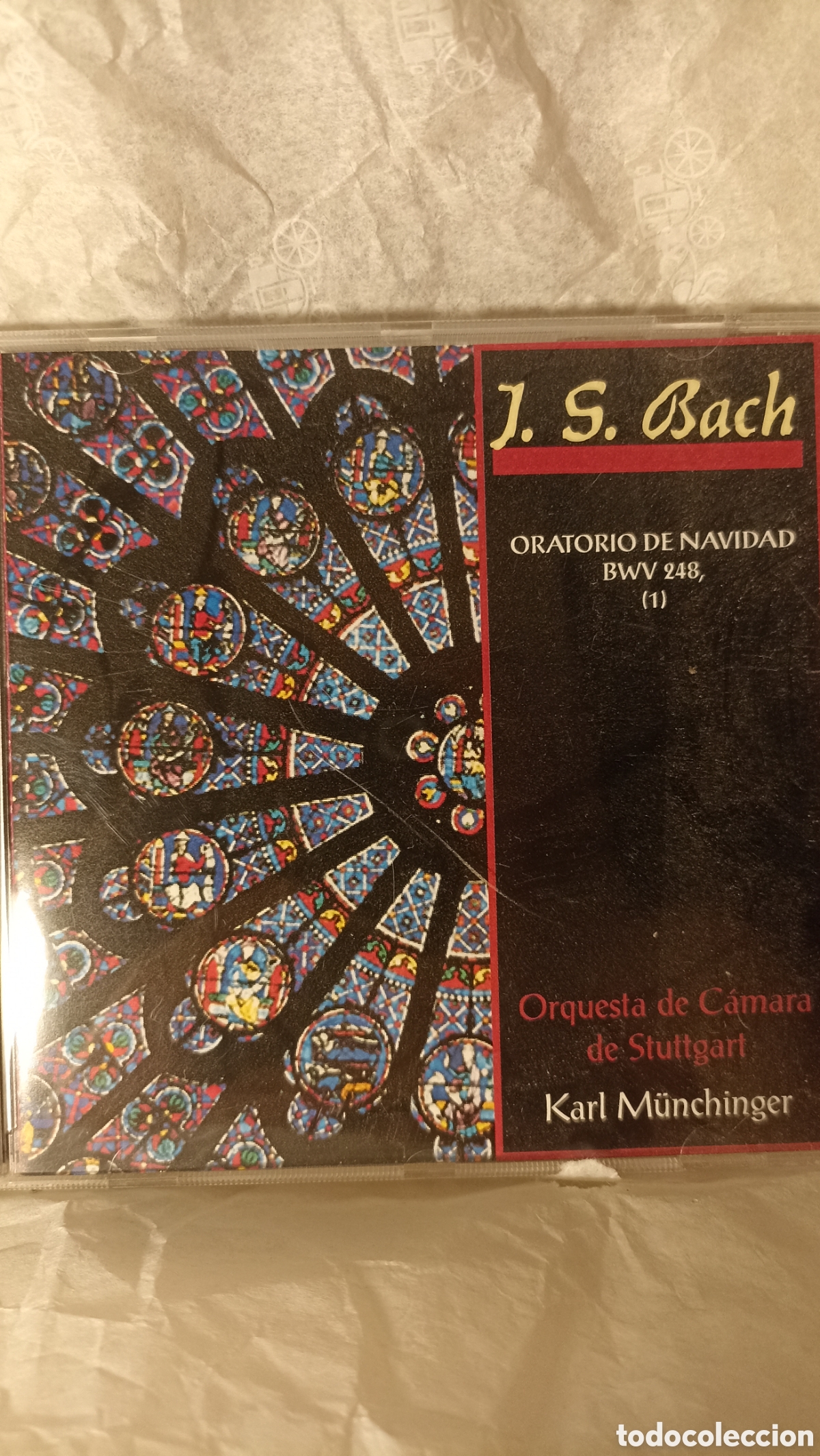 CDs de m&uacute;sica: MINT!J.S. BACH. ORATORIO DE NAVIDAD. BWV 248. 1. ORQUESTA C&Aacute;MARA STUTTGART. KARL MUNCHINGER.