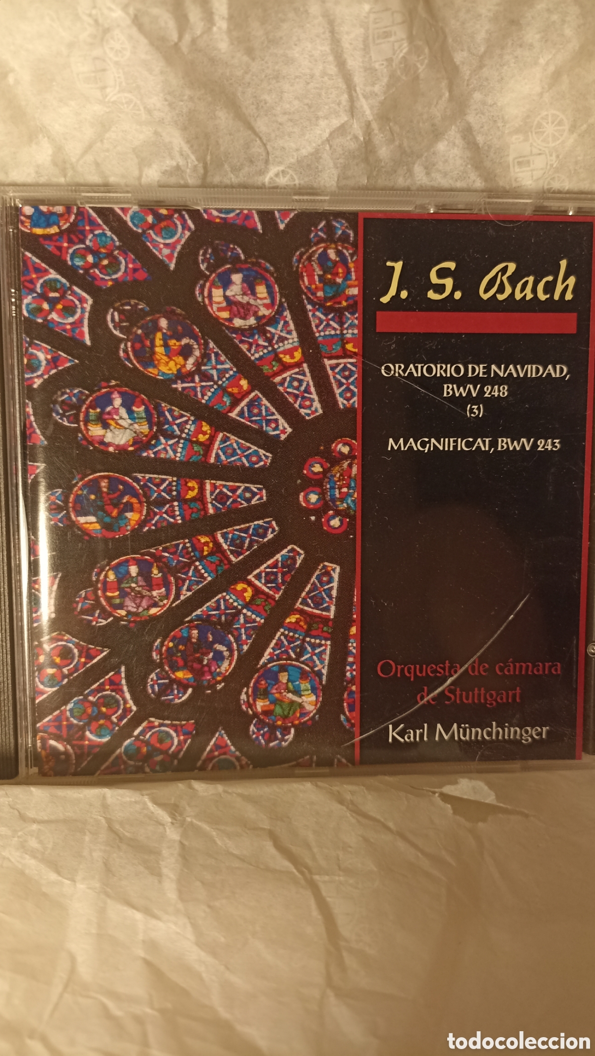 CDs de m&uacute;sica: MINT!!J.S. BACH. ORATORIO DE NAVIDAD. BWV 248. 1. ORQUESTA C&Aacute;MARA STUTTGART. KARL MUNCHINGER.