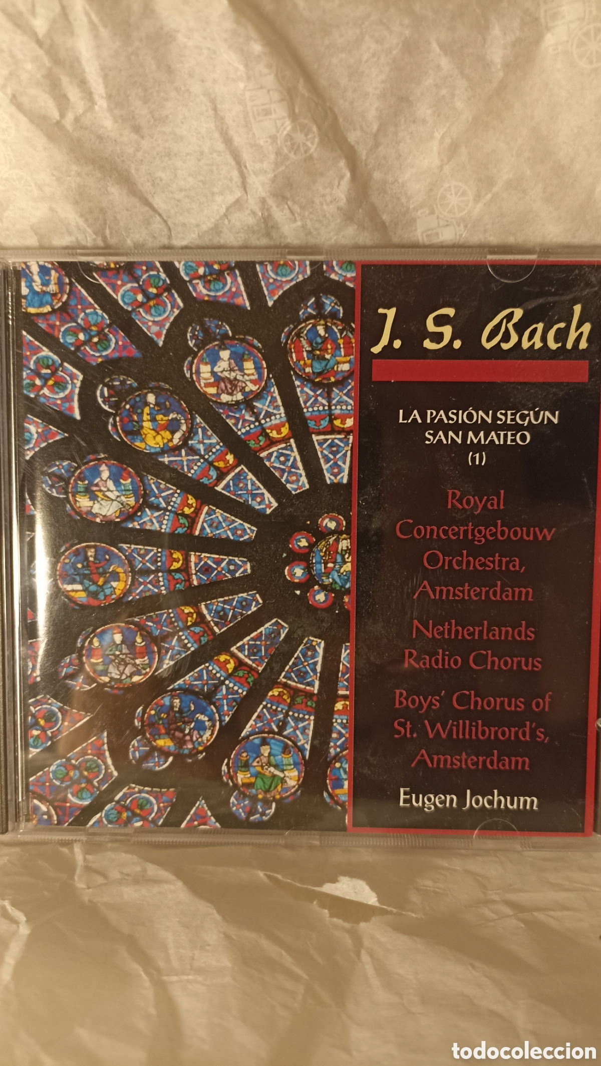 CDs de m&uacute;sica: MINT!!La Pasi&oacute;n seg&uacute;n San Mateo de J.S. Bach, dirigida por Eugen Jochum.