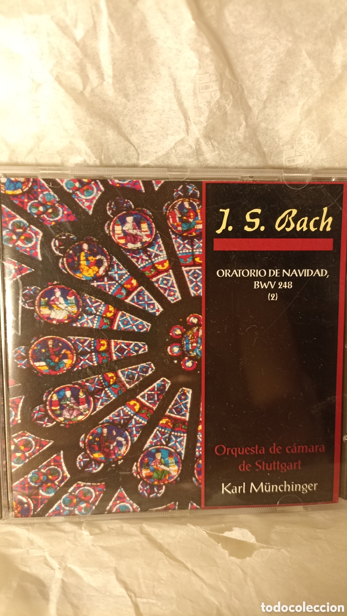CDs de m&uacute;sica: MINT!!J.S. BACH. ORATORIO DE NAVIDAD. BWV 248. 1. ORQUESTA C&Aacute;MARA STUTTGART. KARL MUNCHINGER.