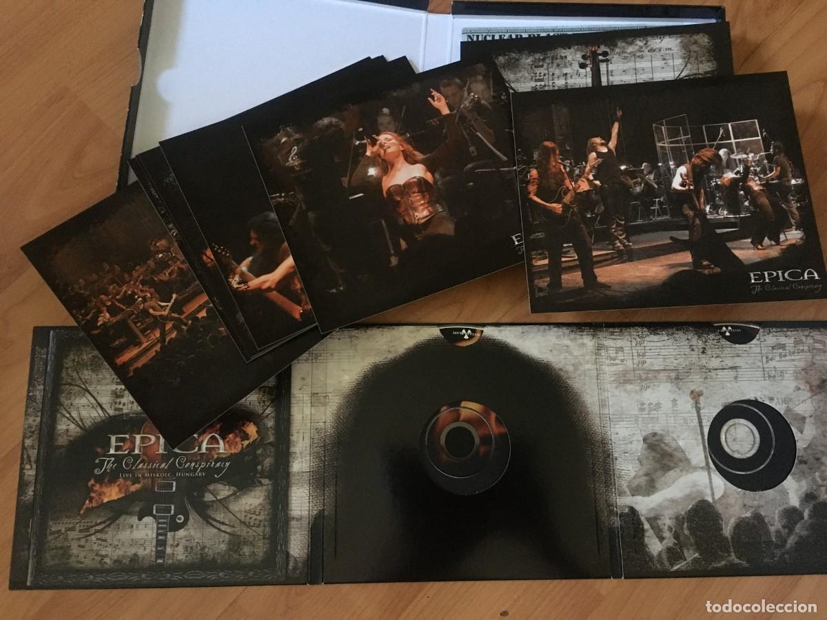 CDs de m&uacute;sica: EPICA &rdquo;The Classical Conspiracy&rdquo; LIVE BOX 2 CD&acute;s - Foto 2
