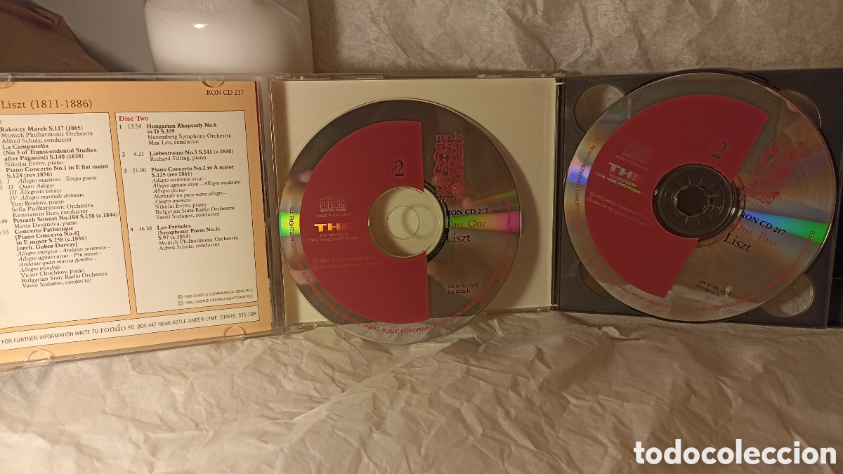 CDs de m&uacute;sica: 2CD MINT!!Franz Liszt - Foto 3