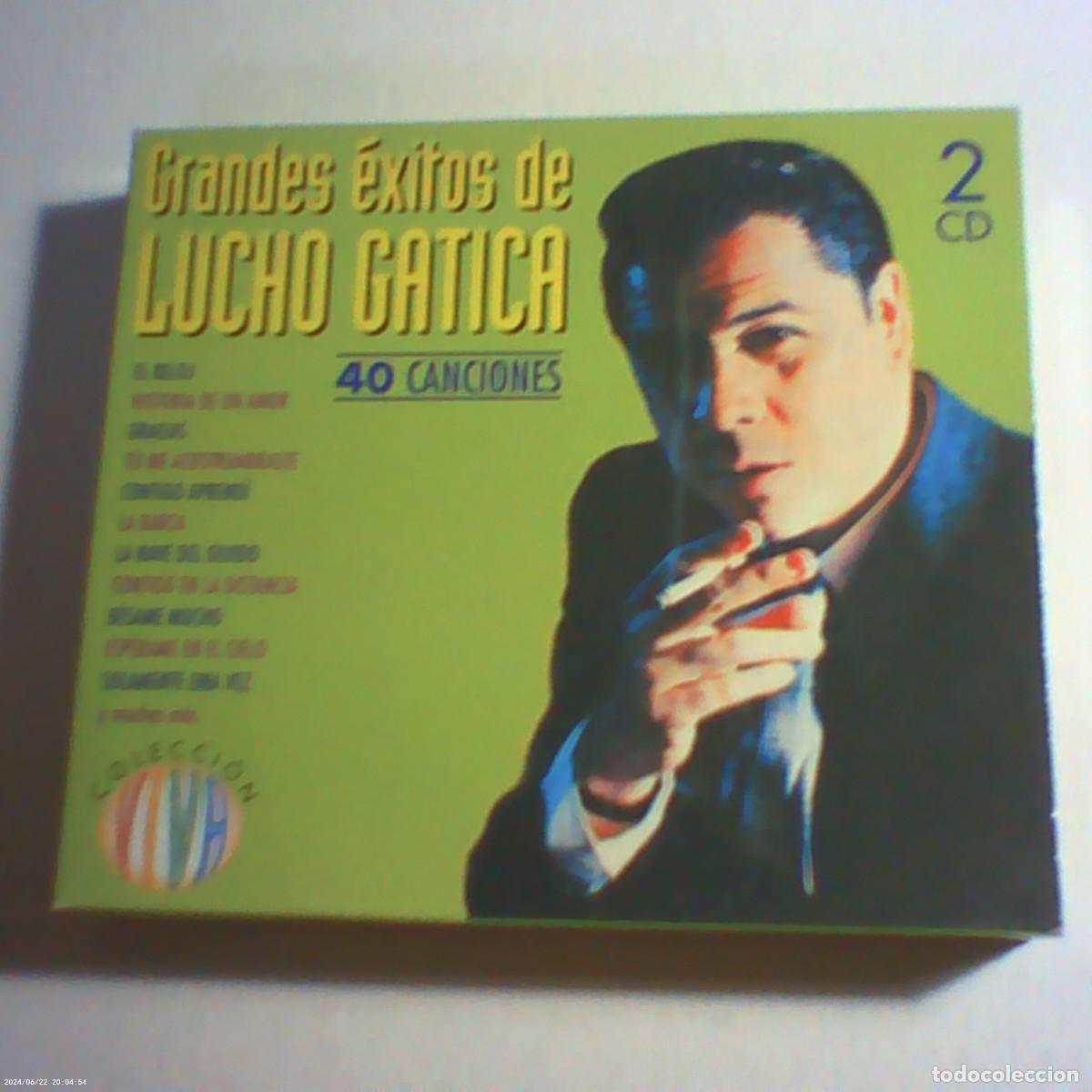 CDs de m&uacute;sica: 2 cd's lucho gatica. grandes &eacute;xitos. mcps 2006 EU. 40 temas (seminuevo)