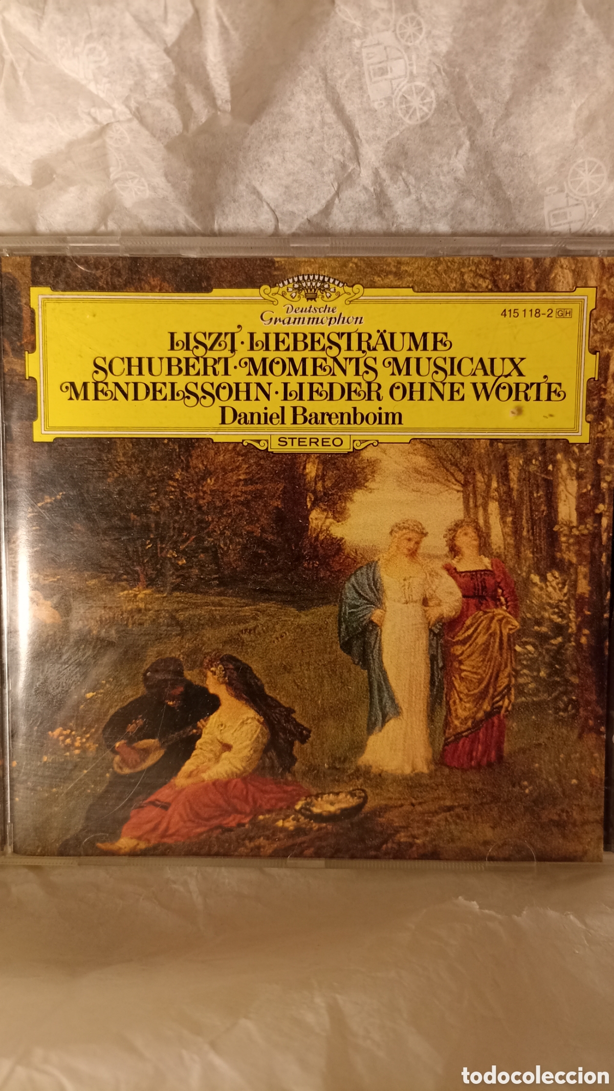 CDs de m&uacute;sica: Liebestr&auml;ume&rdquo;, que contiene obras de Liszt, Schubert y Mendelssohn interpretadas por el pianista Dan