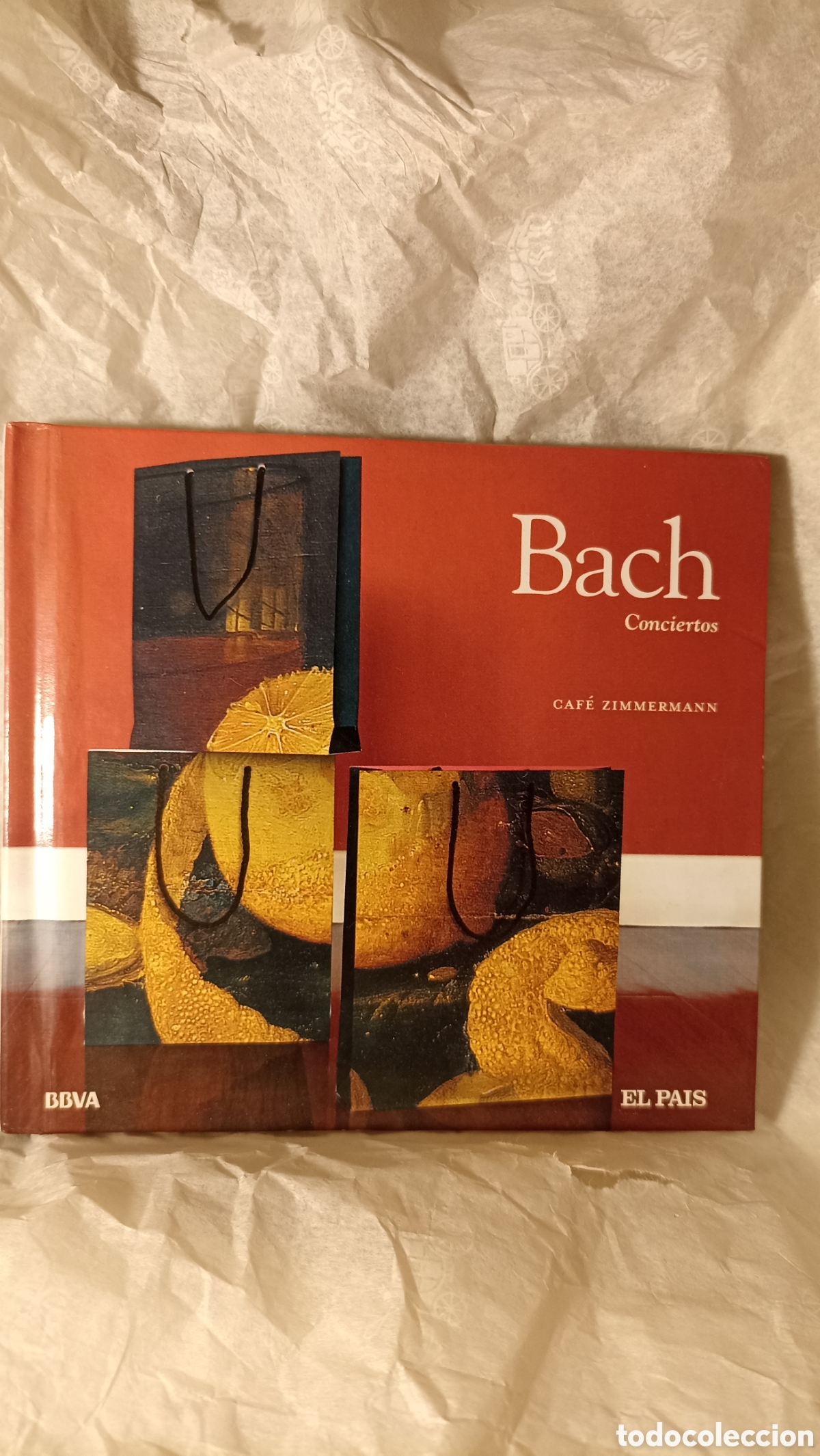 CDs de m&uacute;sica: MINT!!BACH CONCIERTOS, CAF&Eacute; ZIMMERMANN. LIBRO CD EL PA&Iacute;S CON LIBRETO